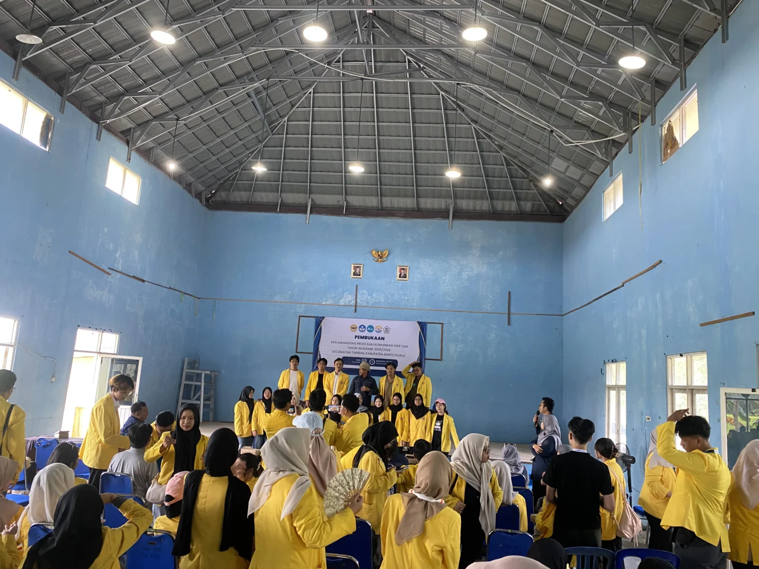 Prodi Ilmu Komunikasi FISIP ULM resmi membuka KKN di Kecamatan Tamban, Barito Kuala pada 21 Juli 2025