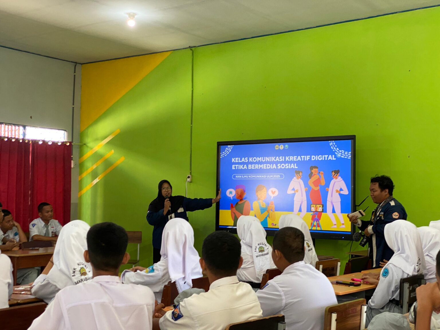 dokumentasi kegiatan kkn prodi ilmu komunikasi fisip ulm